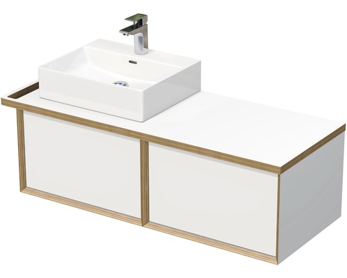 Koupelnová skříňka s umyvadlem na desku Intedoor MULTI 128 cm OXO MULTI 120L 2Z KDL Koupelnová skříňka s umyvadlem na desku Intedoor MULTI 128 cm OXO MULTI 120L 2Z KDL