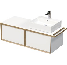 Skříňka pod umyvadlo s umyvadlem a vodovodní baterií