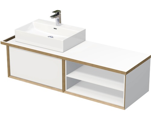Koupelnová skříňka s umyvadlem na desku Intedoor MULTI 148 cm OXO MULTI 140L 70 1Z KDL Koupelnová skříňka s umyvadlem na desku Intedoor MULTI 148 cm OXO MULTI 140L 70 1Z KDL