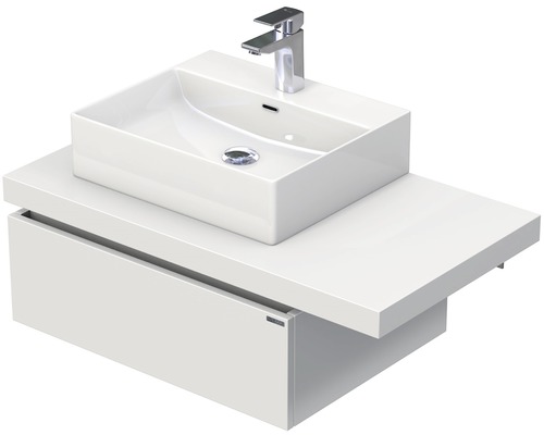Koupelnová skříňka s umyvadlem na desku Intedoor DESK 90,5 cm DE 54 90 L STORM 1Z