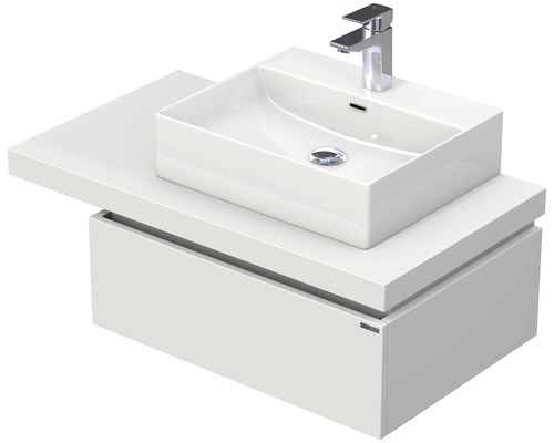 Koupelnová skříňka s umyvadlem na desku Intedoor DESK 90,5 cm DE 54 90 P STORM 1Z