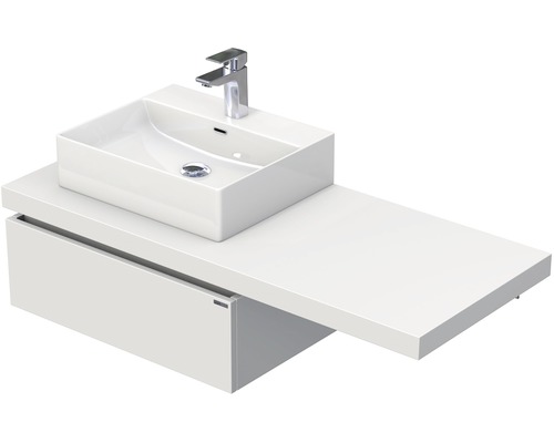 Koupelnová skříňka s umyvadlem na desku Intedoor DESK 120,5 cm DE 54 120 L STORM 1Z