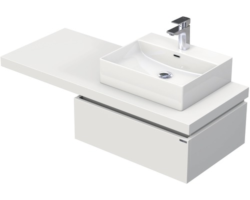 Koupelnová skříňka s umyvadlem na desku Intedoor DESK 120,5 cm DE 54 120 P STORM 1Z