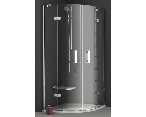 Sprchový kout RAVAK Smartline SMSKK4-90 chrom+transparent dvoukřídlé dveře 3S277A00Y1