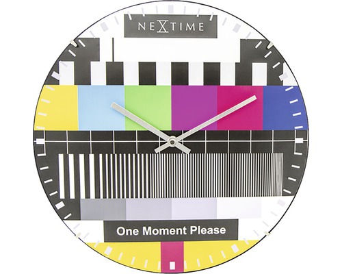 Nástěnné hodiny NeXtime Testpage Dome Ø 35 cm