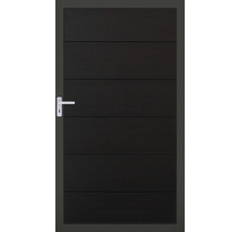 Moderní interiérové dveře s vodorovnými liniemi a klikou