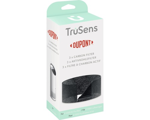 TruSens Dupont čistička vzduchu Z 1000 uhlíkový filtr 3 kusy
