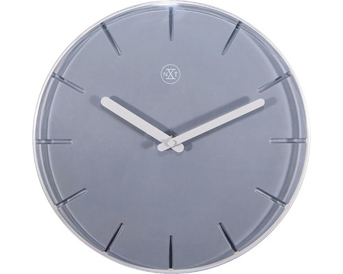 Nástěnné hodiny NeXtime Sweet šedé Ø 29,5 cm