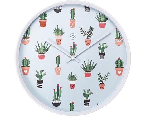 Nástěnné hodiny NeXtime Cactus Ø 30 cm