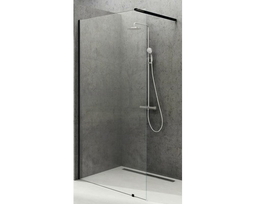 Walk in sprchová zástěna RAVAK Wall 130 cm black+transparent bez vzpěry GW9WJ0300Z1 Walk in sprchová zástěna RAVAK Wall 130 cm black+transparent bez vzpěry GW9WJ0300Z1