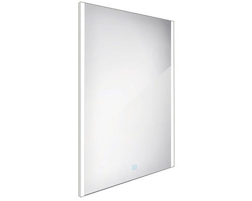 LED zrcadlo do koupelny s osvětlením Nimco 60 x 80 cm s dotykovým senzorem ZP 11002V Čtvercové zrcadlo s LED osvětlením