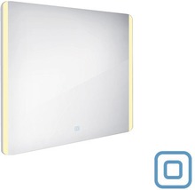 LED zrcadlo do koupelny s osvětlením Nimco 90 x 70 cm s dotykovým senzorem ZP 17019V