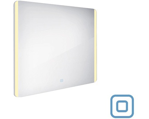 Obdélníkové zrcadlo s LED osvětlením