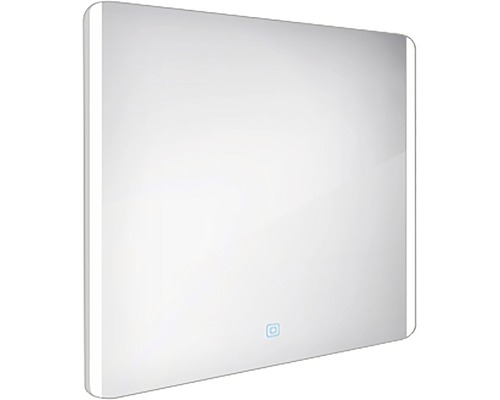 LED zrcadlo do koupelny s osvětlením Nimco 90 x 70 cm s dotykovým senzorem ZP 17019V Obdélníkové zrcadlo s LED osvětlením