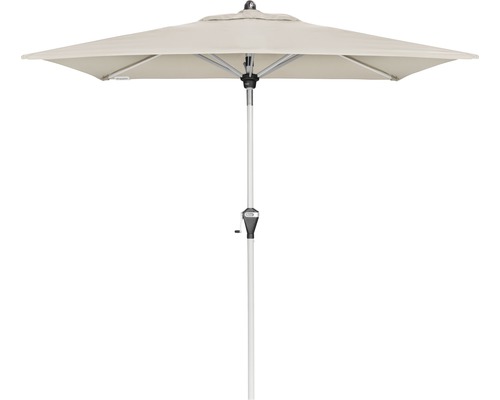 Slunečník s automatickým naklápěním klikou Doppler ACTIVE 210 x 140 cm přírodní Obdélníkový slunečník s klikovým mechanismem