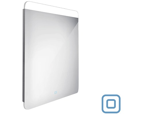 Obdélníková zrcadlová skříňka s LED osvětlením do koupelny