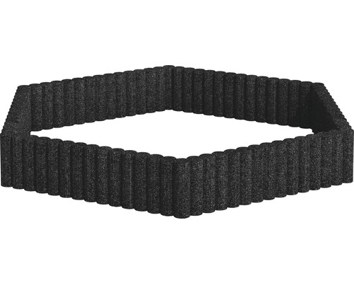 Plastový obrubník záhonu, čtvercový