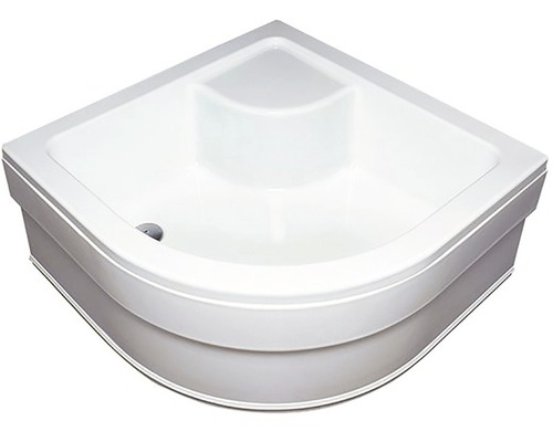 Rohová sprchová vanička z sanitárního akrylátu