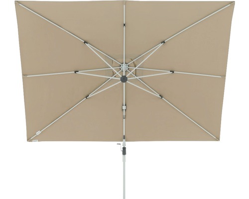 Obdélníkový slunečník zespodu