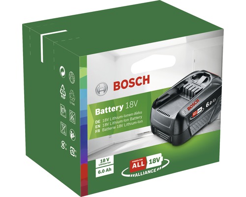 Baterie Bosch 18 V lithium-iontová v balení