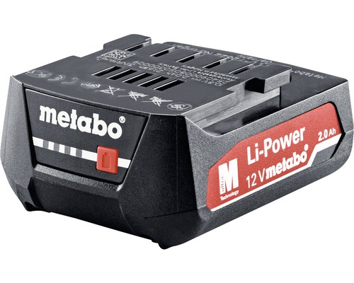 Akumulátor Metabo LI-POWER 12V 2,0Ah Baterie Metabo 12 V s 2,0 ampérhodinami