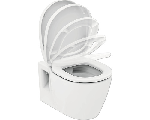 Závěsné WC s otevřeným záchodovým prkénkem