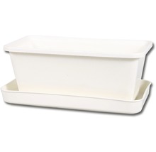 Plastový květináč s podšálkem