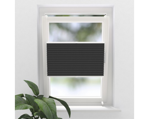 Plisé žaluzie zatemňovací SOLUNA dvouvrstvé šedá 60x130cm