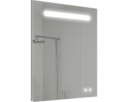 LED zrcadlo do koupelny s osvětlením Focco Lina 50 x 70 cm IP44