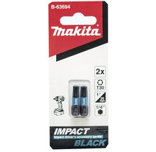 Sada šroubovacích bitů Makita T30, dva kusy, délka 25 mm
