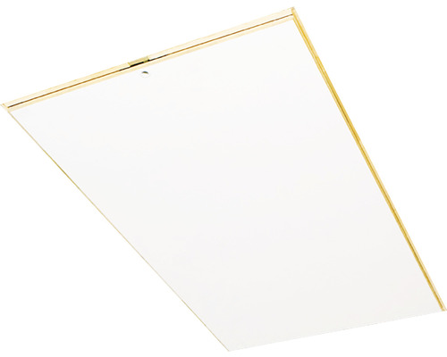 Bílá nábytková zadní stěna s dřevěným rámem