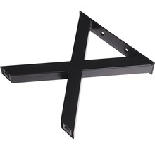 Ocelová noha stolu ve tvaru X