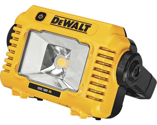 Aku pracovní reflektor DeWalt DCL077 18V, IP54, 3 stupně, bez aku a nabíječky Logo DeWalt. LED akumulátorové pracovní světlo s 12 V nebo 18 V XR.