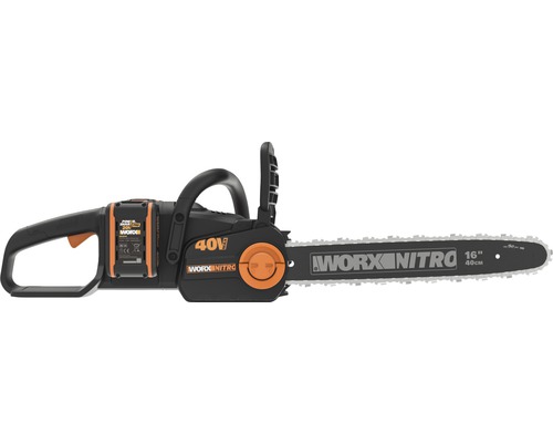 Akumulátorová řetězová pila Worx Nitro s napětím 40 V a délkou řezu 40 centimetrů