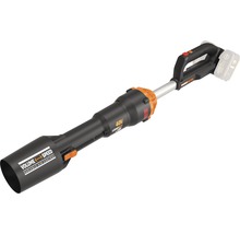 Akumulátorový foukač listí s proměnným řízením proudu vzduchu do zahrady