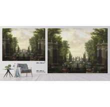 Foto tapeta s motivem zahrady o rozměrech 340 x 254 centimetrů