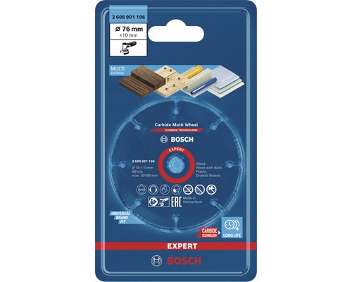 Řezný kotouč Bosch Expert Carbide Multi Wheel 76 milimetrů
