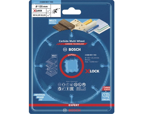 Řezný kotouč Bosch Carbide Multi Wheel, průměr 125 milimetrů