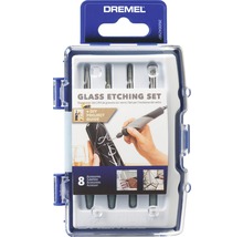 Sada na leptání skla Dremel s osmi kusy příslušenství v úložném boxu