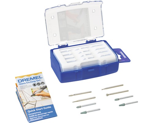 Sada na leptání skla Dremel s úložným boxem a návodem
