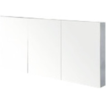 Zrcadlová skříňka bez osvětlení Sanox Frozten 140 x 13 x 65 cm černý dub se 3 dvířky