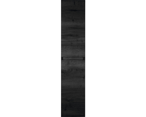 Koupelnová skříňka vysoká Sanox Frozen dub černý 35 x 170 x 35 cm