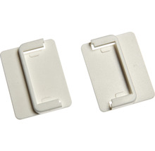 Dvě dveřní jmenovky z plastu