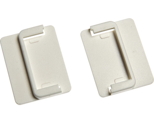 Dvě dveřní jmenovky z plastu