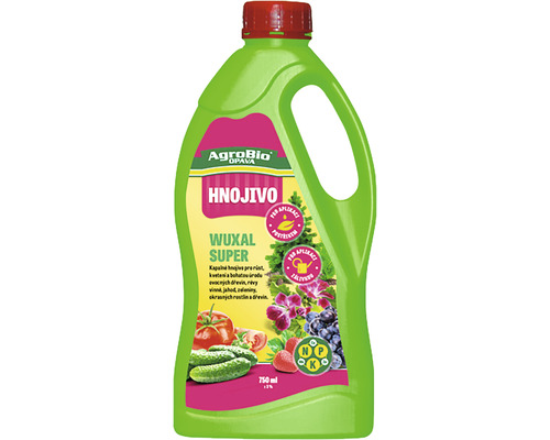 Hnojivo kapalné s nízkým obsahem chlóru Wuxal Super 750 ml