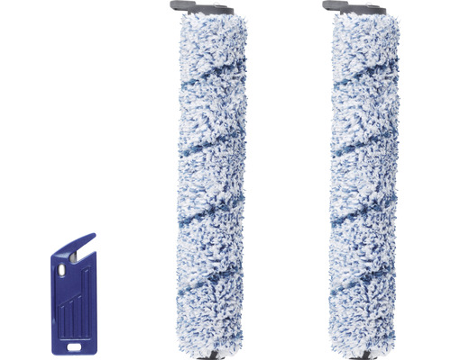 Dva čisticí kartáčové válce a čisticí příslušenství