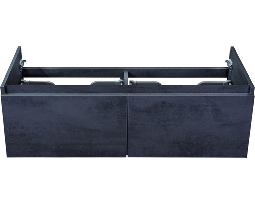 Koupelnová skříňka pod umyvadlo Sanox Frozen beton antracit 120 x 40 x 45 cm Koupelnová skříňka pod umyvadlo Sanox Frozen beton antracit 120 x 40 x 45 cm