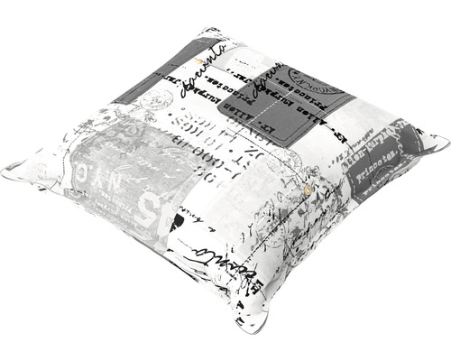 Polštářek dekorační s obšitým lemem 45 x 45 x 14 cm bez zipu Doppler LIVING 2115