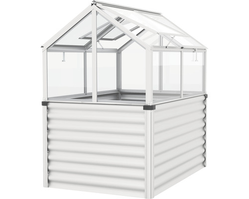 Zvýšený záhon se skleníkovým nástavcem