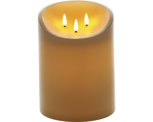 Dekorativní LED svíčka se třemi plameny